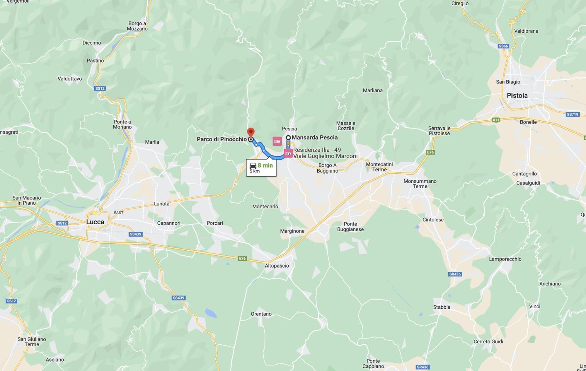 Mansarda Pescia Apartman Kültér fotó